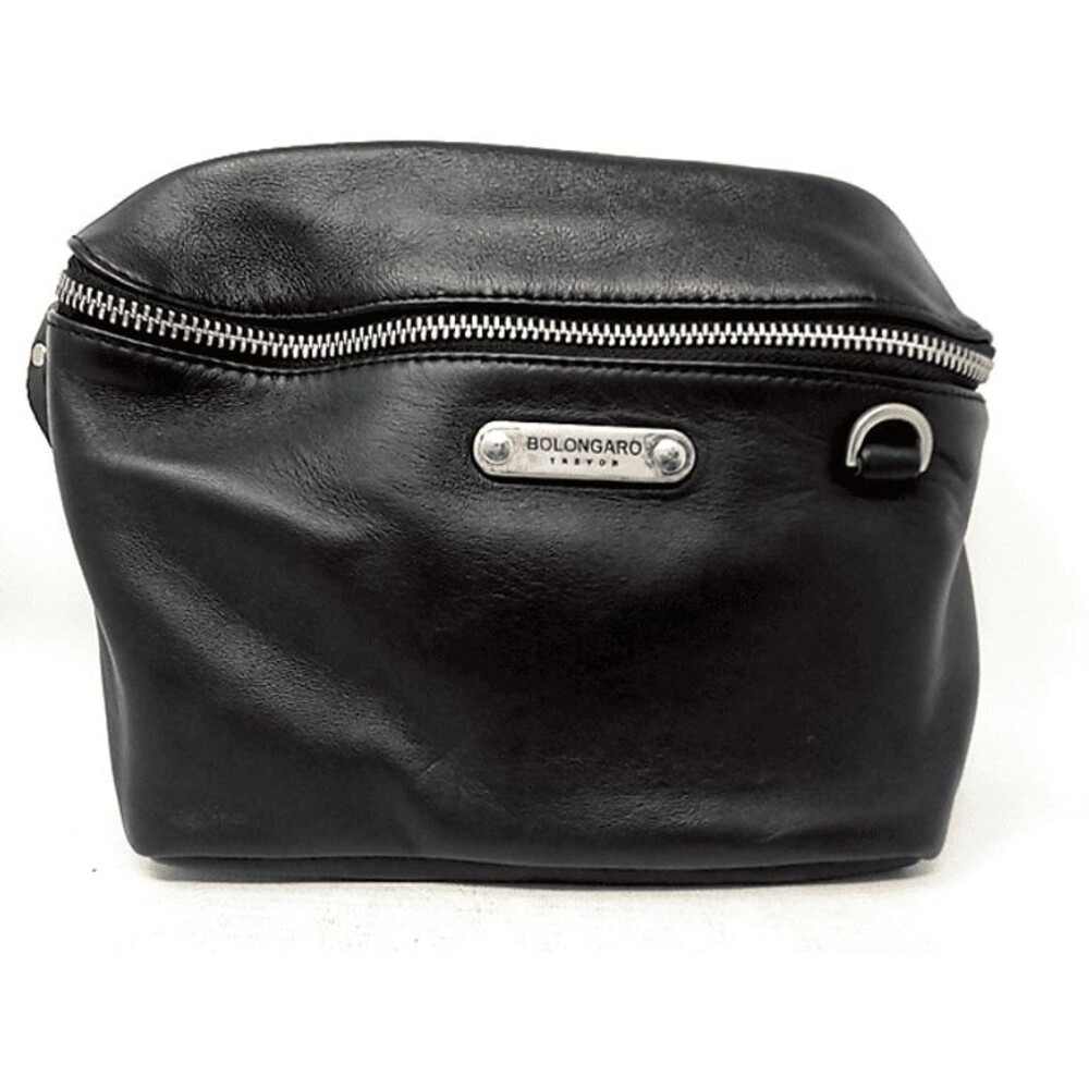 Bolongaro Trevor Faux Leather Bum Bag Waist/Hip Pack, Black - London Fashion